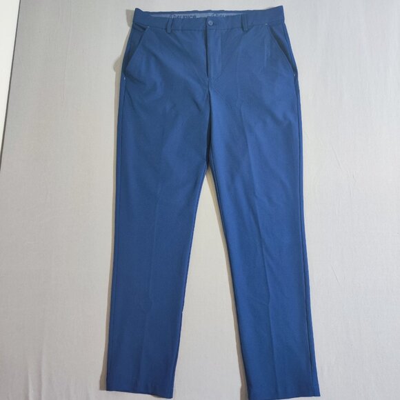 Sunice performance pants modern straight men's 36X32 blue colour elastic waist - Picture 1 of 12